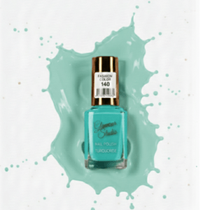 Glamour Studio Professional Nail Polish | Shade 140 Turquoise Fashion Color | Nikhaar International store