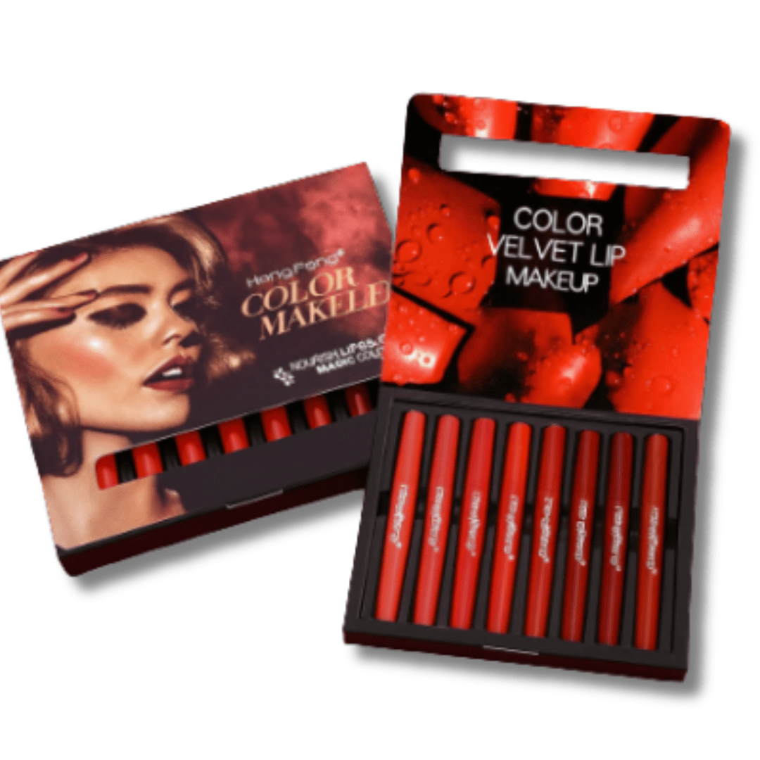 2-in-1 Matte Lipstick & Lip Liner Set – Waterproof, Long-Lasting Makeup Lip liner Pen Set for Women - Hang fang | Nikhaar International Store - Image 5