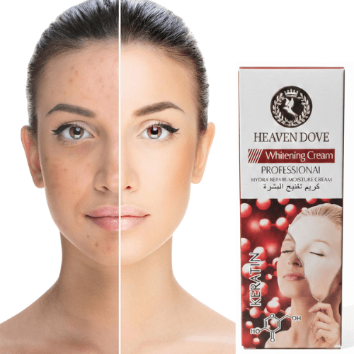 Heaven Dove Whitening Cream Professional Keratin Hydra Repair Moisture Cream | Imported Brightening & Repair Cream Pakistan | Nikhaar International Store - Image 2