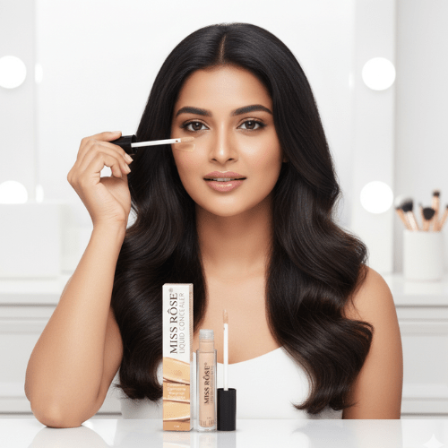 Miss Rose Liquid Concealer | 5ml | Oil-Free& Brightening | Nikhaar International Store - Image 3