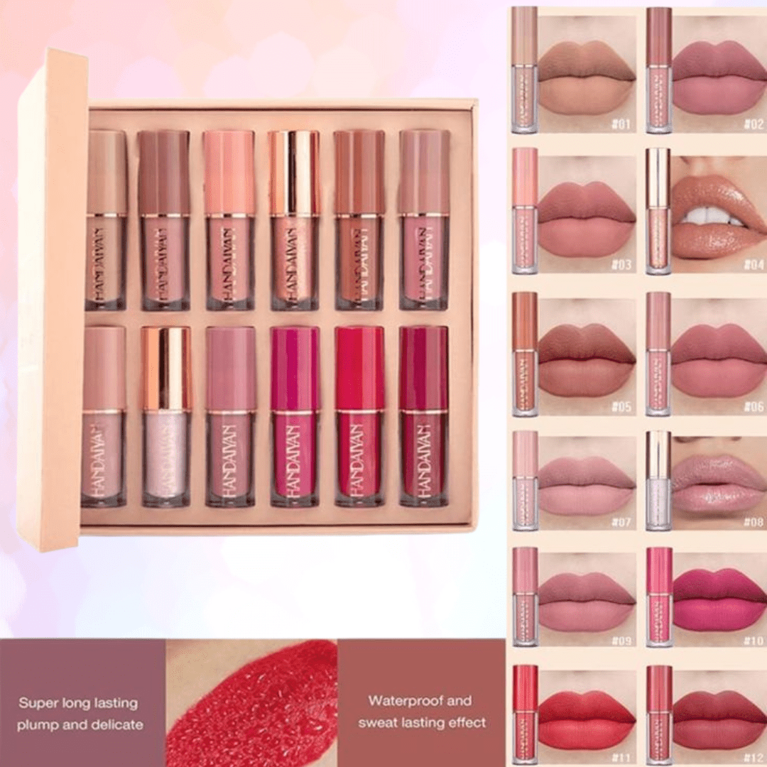 Lip Gloss Set - 12 Lip Gloss Shades | Nikhaar International - Image 2