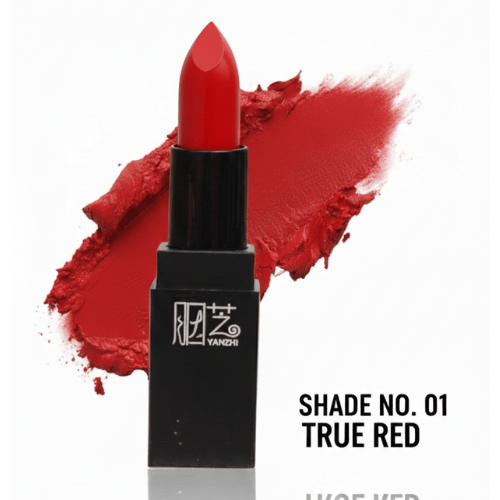 Onlyna Matte Lipstick | Shade No. 01 True Red | Long-Lasting & High Pigment | Nikhaar International Store