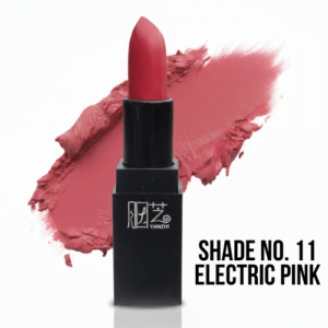 Onlyna Matte Lipstick | Shade No. 11 Electric Pink | Long-Lasting & High Pigment | Nikhaar International Store