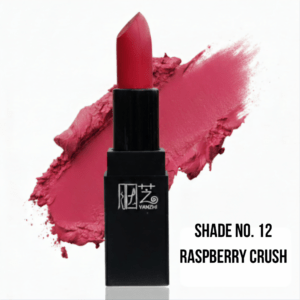 Onlyna Matte Lipstick | Shade No. 12 Raspberry Crush | Long-Lasting & High Pigment |Nikhaar International